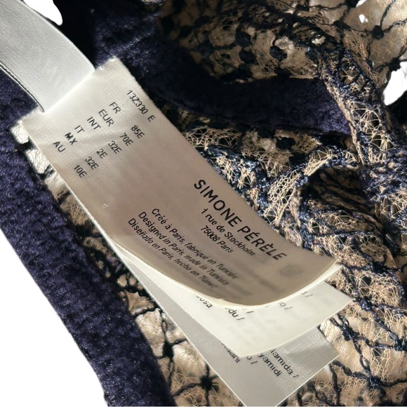 SIMONE PERELE Reflet Full Coverage Plunge underwire bra 13Z319 size EU 70E NWT - Picture 7 of 13